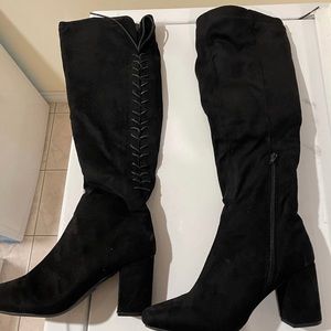 Charlotte russ knee high boots size 8 women